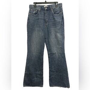 Pistola Stevie High Rise Relaxed Flare Jeans In Eternal Size 30 Medium Wash